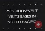 Standbild Eleanor Roosevelt in Zweiter Weltkrieg South Pacific Ocean, 1943, aus Sekunde 6 historischem Filmmaterial Videoclip 65675040776