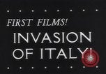 Standbild Invasion Italiens in Zweiter Weltkrieg Salerno Italien, 1943, aus Sekunde 4 historischem Filmmaterial Videoclip 65675040777