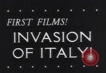 Standbild Invasion Italiens in Zweiter Weltkrieg Salerno Italien, 1943, aus Sekunde 5 historischem Filmmaterial Videoclip 65675040777