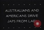 Standbild Bombardierung von Japanischen an Lae Neuguinea Lae Papua Neu Guinea, 1943, aus Sekunde 33 historischem Filmmaterial Videoclip 65675040778