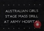 Image of Sydney Australia College of Physical Culture performance Sydney Australia, 1944, second 1 stock footage video 65675040781