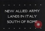 Standbild Alliierte Truppen nehmen Anzio aus Achse Anzio Italien, 1944, aus Sekunde 30 historischem Filmmaterial Videoclip 65675040786