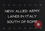 Standbild Alliierte Truppen nehmen Anzio aus Achse Anzio Italien, 1944, aus Sekunde 32 historischem Filmmaterial Videoclip 65675040786
