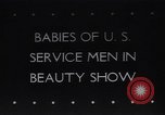 Image of Baby Contest California United States USA, 1944, second 1 stock footage video 65675040798