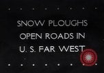 Image of Deep snow on Montana Roads Montana United States USA, 1944, second 1 stock footage video 65675040799