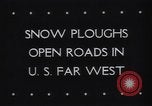 Image of Deep snow on Montana Roads Montana United States USA, 1944, second 4 stock footage video 65675040799