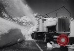 Image of Deep snow on Montana Roads Montana United States USA, 1944, second 38 stock footage video 65675040799
