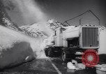 Image of Deep snow on Montana Roads Montana United States USA, 1944, second 39 stock footage video 65675040799