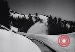 Image of Deep snow on Montana Roads Montana United States USA, 1944, second 48 stock footage video 65675040799
