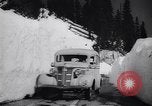 Image of Deep snow on Montana Roads Montana United States USA, 1944, second 52 stock footage video 65675040799