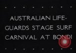 Standbild Surf Karneval Bondi Australien, 1944, aus Sekunde 3 historischem Filmmaterial Videoclip 65675040802