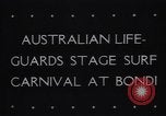 Standbild Surf Karneval Bondi Australien, 1944, aus Sekunde 4 historischem Filmmaterial Videoclip 65675040802