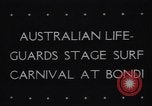 Standbild Surf Karneval Bondi Australien, 1944, aus Sekunde 6 historischem Filmmaterial Videoclip 65675040802