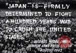 Image of Fervently patriotic Japanese people Pacific Theater, 1945, second 9 stock footage video 65675040811