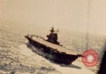 Image of Navy fighter aircraft landing on USS Essex Pacific Theater, 1945, second 20 stock footage video 65675040813