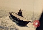 Image of Navy fighter aircraft landing on USS Essex Pacific Theater, 1945, second 23 stock footage video 65675040813