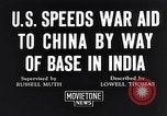 Standbild uns militärische Hilfe für China über Indien in Zweiten Weltkrieg Indien, 1942, aus Sekunde 8 historischem Filmmaterial Videoclip 65675040822