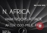 Image of US Army paratroopers jump from C-47 North Africa, 1942, second 3 stock footage video 65675040824