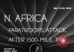 Image of US Army paratroopers jump from C-47 North Africa, 1942, second 4 stock footage video 65675040824