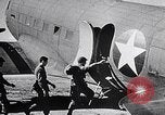 Image of US Army paratroopers jump from C-47 North Africa, 1942, second 10 stock footage video 65675040824