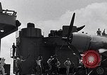 Image of F4U Corsair landing incident Pacific Theater, 1943, second 54 stock footage video 65675040833