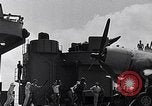 Image of F4U Corsair landing incident Pacific Theater, 1943, second 55 stock footage video 65675040833