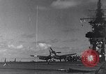 Image of F4U Corsair noses over Pacific Theater, 1943, second 14 stock footage video 65675040834