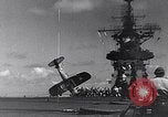 Image of F4U Corsair noses over Pacific Theater, 1943, second 21 stock footage video 65675040834