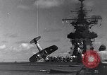 Image of F4U Corsair noses over Pacific Theater, 1943, second 24 stock footage video 65675040834