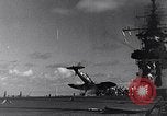 Image of F4U Corsair noses over Pacific Theater, 1943, second 31 stock footage video 65675040834