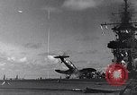 Image of F4U Corsair noses over Pacific Theater, 1943, second 32 stock footage video 65675040834