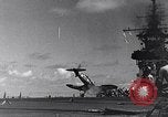 Image of F4U Corsair noses over Pacific Theater, 1943, second 33 stock footage video 65675040834