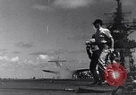 Image of F4U Corsair noses over Pacific Theater, 1943, second 42 stock footage video 65675040834