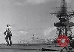 Image of F4U Corsair noses over Pacific Theater, 1943, second 54 stock footage video 65675040834