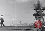 Image of F4U Corsair noses over Pacific Theater, 1943, second 55 stock footage video 65675040834