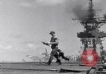 Image of F4U Corsair noses over Pacific Theater, 1943, second 58 stock footage video 65675040834