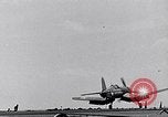 Image of F4U Corsair noses over on landing Pacific Theater, 1943, second 4 stock footage video 65675040837