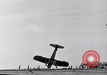 Image of F4U Corsair noses over on landing Pacific Theater, 1943, second 19 stock footage video 65675040837