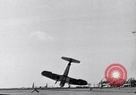 Image of F4U Corsair noses over on landing Pacific Theater, 1943, second 26 stock footage video 65675040837