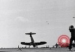 Image of F4U Corsair noses over on landing Pacific Theater, 1943, second 42 stock footage video 65675040837