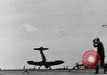 Image of F4U Corsair noses over on landing Pacific Theater, 1943, second 43 stock footage video 65675040837