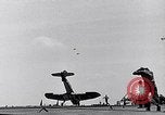 Image of F4U Corsair noses over on landing Pacific Theater, 1943, second 48 stock footage video 65675040837