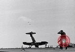 Image of F4U Corsair noses over on landing Pacific Theater, 1943, second 52 stock footage video 65675040837