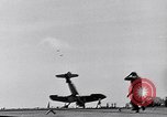 Image of F4U Corsair noses over on landing Pacific Theater, 1943, second 53 stock footage video 65675040837