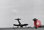 Image of F4U Corsair noses over on landing Pacific Theater, 1943, second 54 stock footage video 65675040837