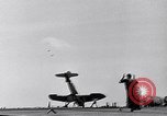 Image of F4U Corsair noses over on landing Pacific Theater, 1943, second 55 stock footage video 65675040837