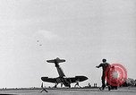 Image of F4U Corsair noses over on landing Pacific Theater, 1943, second 56 stock footage video 65675040837