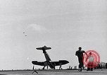 Image of F4U Corsair noses over on landing Pacific Theater, 1943, second 58 stock footage video 65675040837