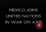 Standbild Präsident Camacho Mexico City Mexiko, 1942, aus Sekunde 1 historischem Filmmaterial Videoclip 65675040847