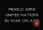 Standbild Präsident Camacho Mexico City Mexiko, 1942, aus Sekunde 3 historischem Filmmaterial Videoclip 65675040847
